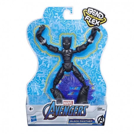 Hasbro - Marvel Avengers Bend And Flex Figura - Pantera Negra