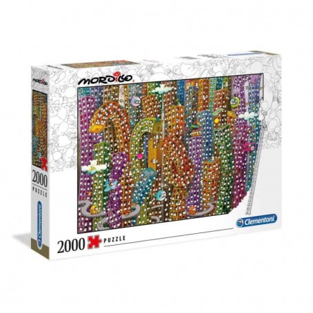 Clementoni - Puzzle 2000 Mordillo - A Selva