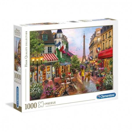 CLEMENTONI - Puzzle 1000 PEÇAS - FLOWERS IN PARIS