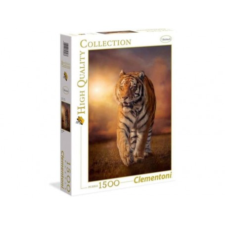 Clementoni - Puzzle 1500 Peças - Tiger