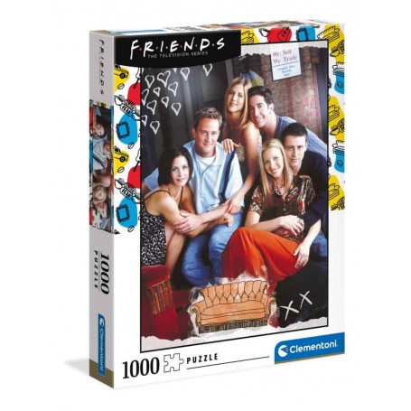 Clementoni - Puzzle 1000 Peças Friends