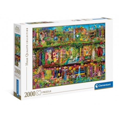 Clementoni - Puzzle 2000 Peças HQC The Garden Shelf