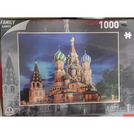 Globo - Puzzle 1000 Peças Family Games - Moscovo