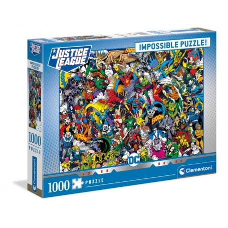 Clementoni - Puzzle 1000 Peças Impossible Dc Comics