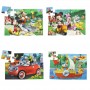 Europrice - Puzzles Mickey Mouse 4 Em 1, 12,16,20,24 Pcs