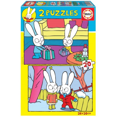 Educa - Puzzle 2×20 Peças Simon