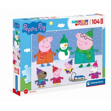 Clementoni - Puzzle 104 Peças Maxi Peppa Pig