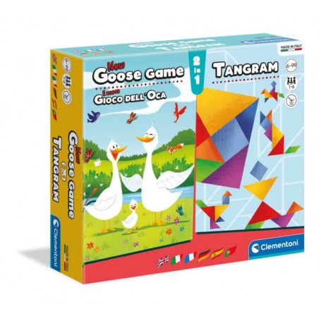 Clementoni - Jogo dos Gansos + Tangram