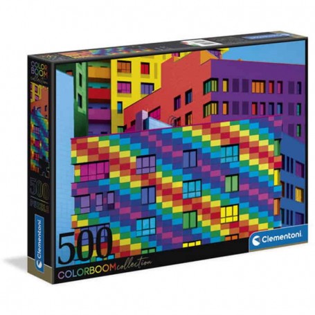 Clementoni - Puzzle 500 Peças: Quadrados
