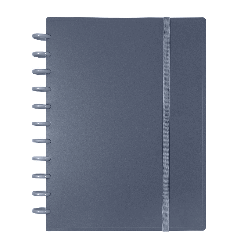 Caderno Inteligente Ingeniox A4 Quadriculado Cinza