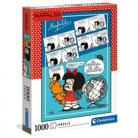Clementoni - Puzzle 1000 Peças Life: Mafalda