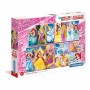 Clementoni - Puzzle 20+60+100+180 Peças: Princesas