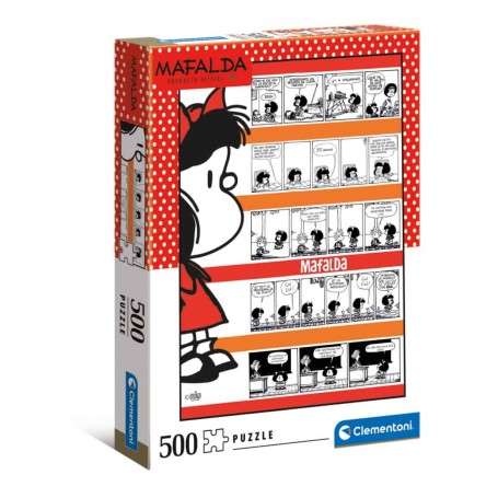 Clementoni - Puzzle 500 Peças: Mafalda 2021 1