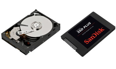 Comparação HDD SSD